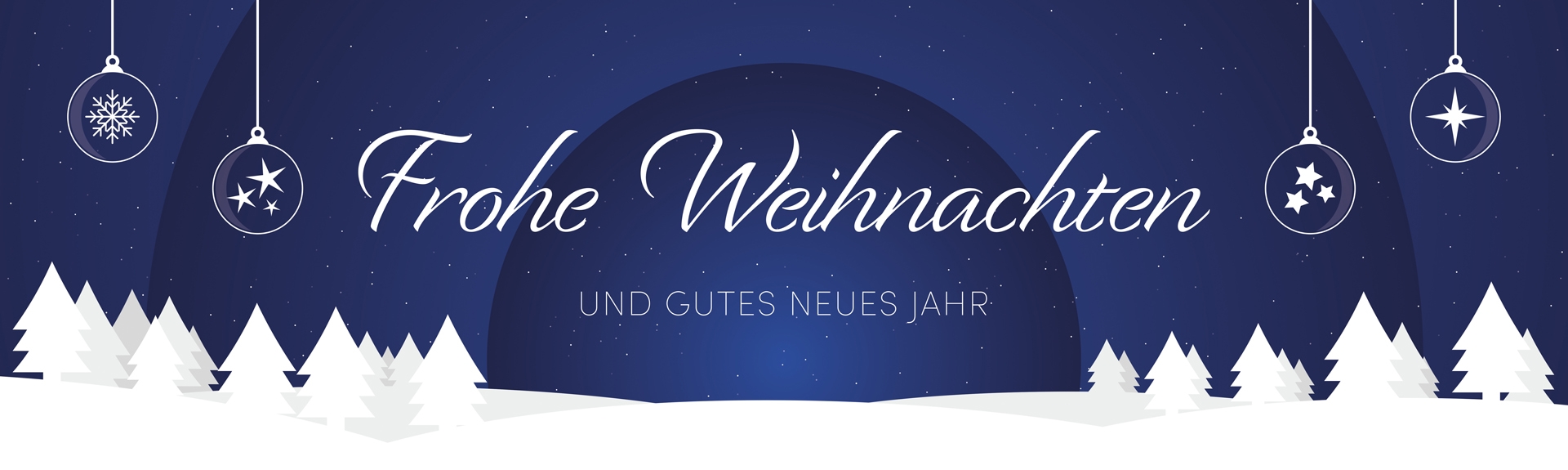 Frohe Weihnachten und ein gutes gesundes neues Jahr