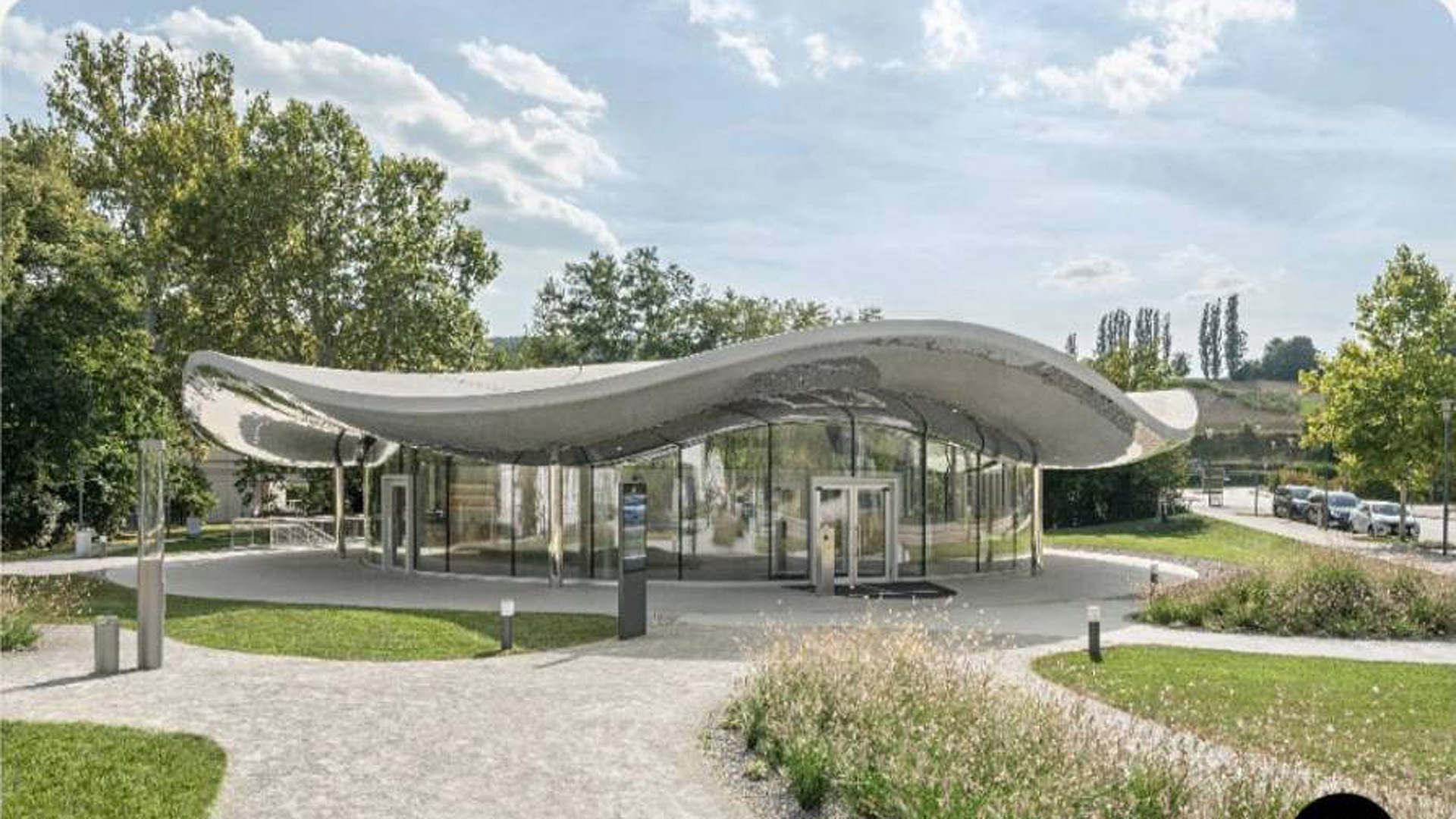 Besucherzentrum des Institute for Science and Technologie in Maria Gugging/Klosterneuburg